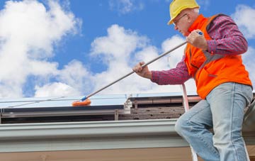 Okus soft wash roof cleaning